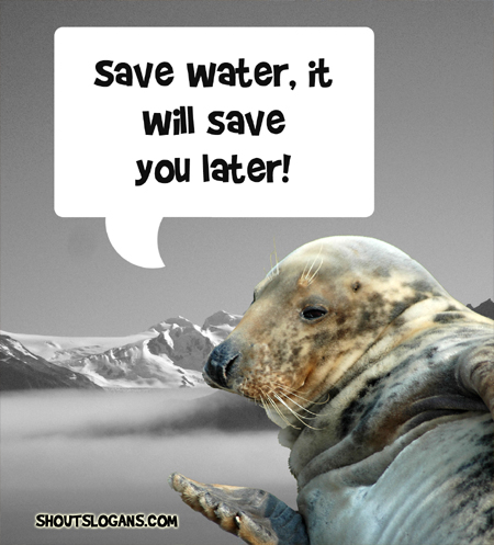 Save Water, it will save you.