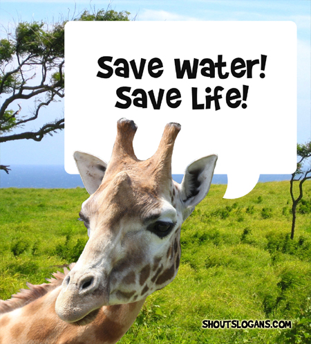 Save water, Save Life!