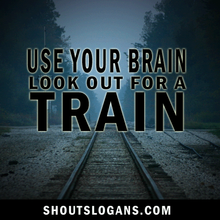railroad safety slogans