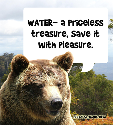 Water is a priceless treasure, Save it!