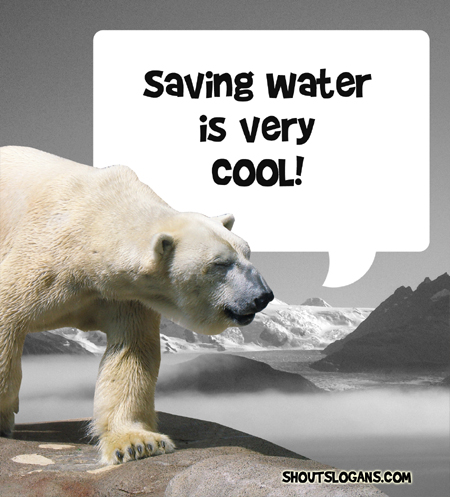 saving water is great